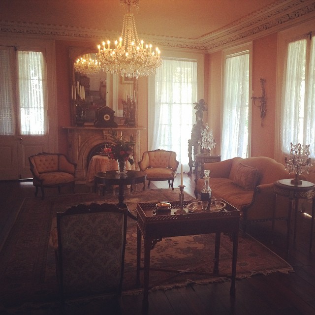 Louisiana plantations have kept their 18th century decor.