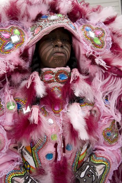 Image of a Mardi Gras Indian