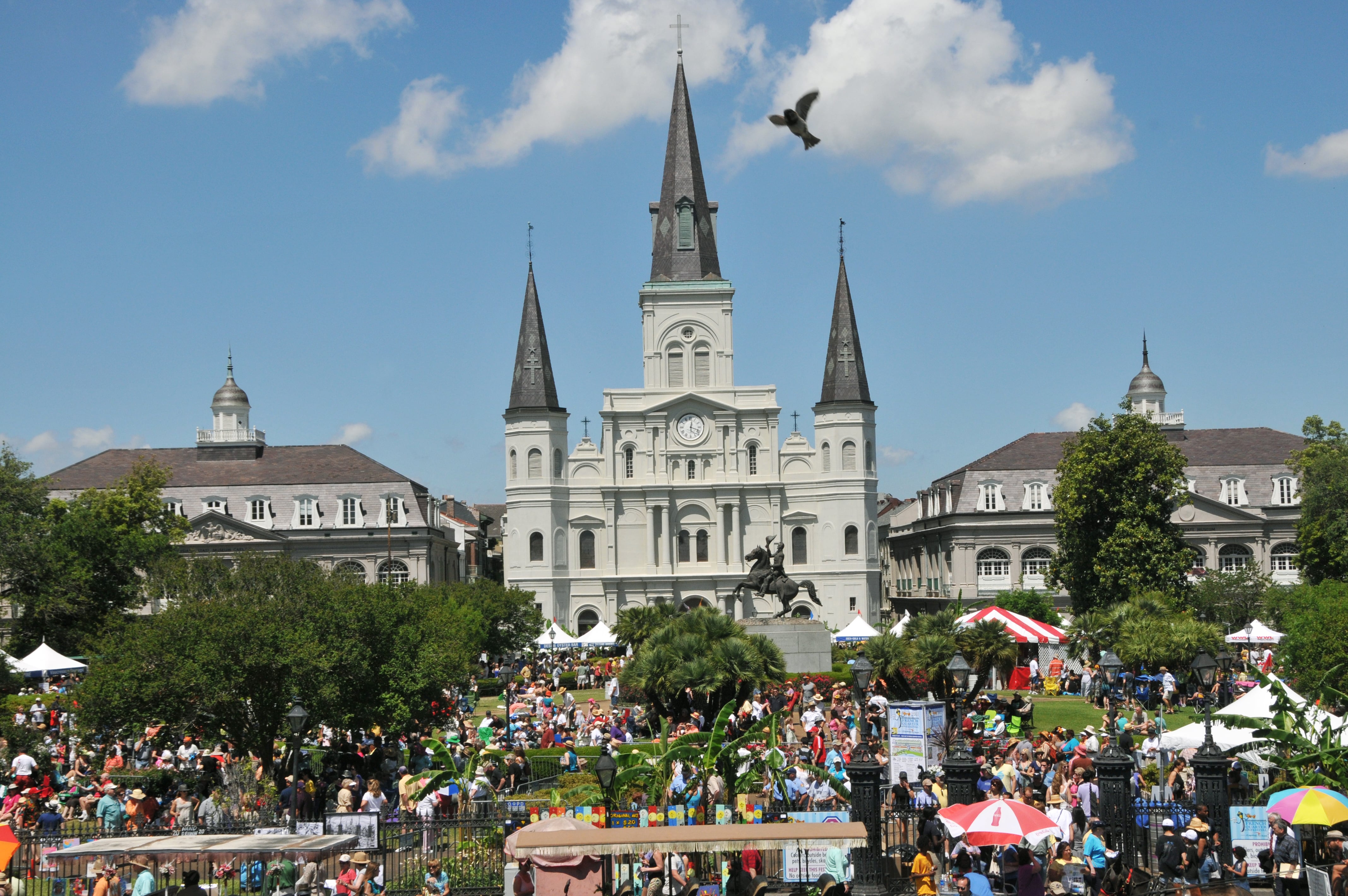 An image of Jackson Square in New Orleans, LA