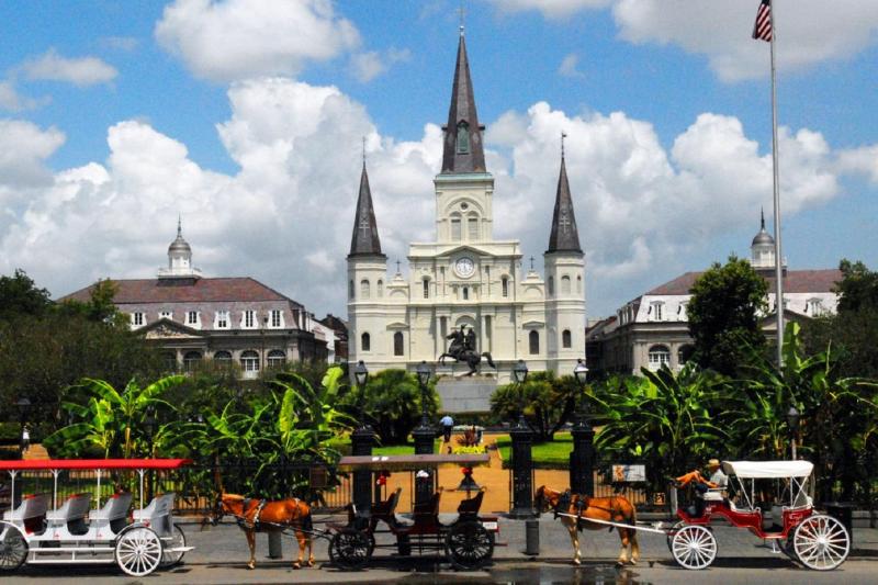 A photo of Jackson Square in New Orleans, LA