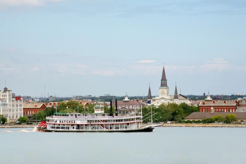 The Steamboat Natchez in New Orleans, LA