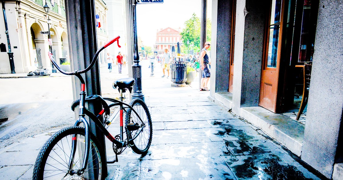 A bike in the french quarter